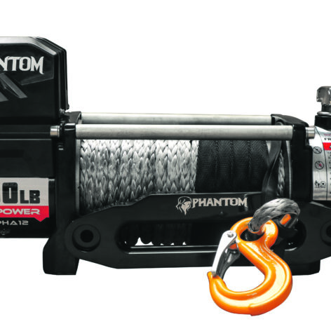 Phantom 13500lb Electric Winch with synthetic rope