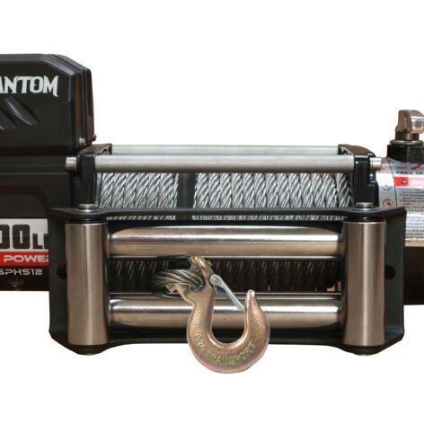 Phantom 13500lb Electric Winch with steel cable