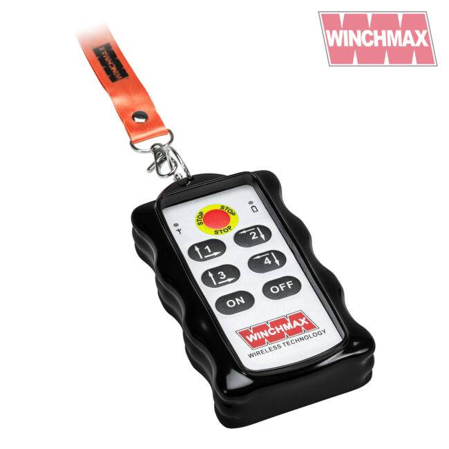 4 Channel Winch Remote Control, Wireless. Twin HD Handsets, Long Range ...