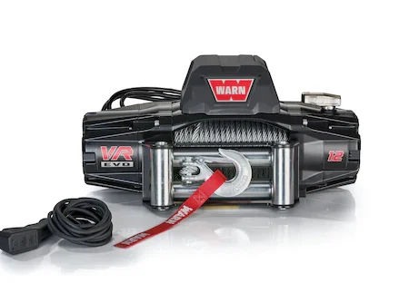 Warn VR EVO 12 Winch with Wire Rope - 12V