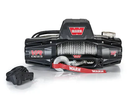 Warn VR EVO 12-S Winch with Synthetic Rope - 12V