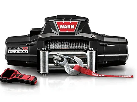 Warn Zeon Platinum 10K Winch with Wire Rope - 12V