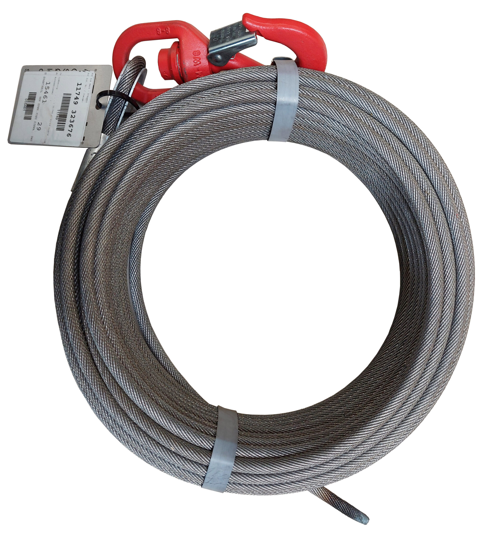 Wire Rope Tarik 50M TIRAK ROPE-ANTI SPIN-9.5MM – UK Winches and Hoists