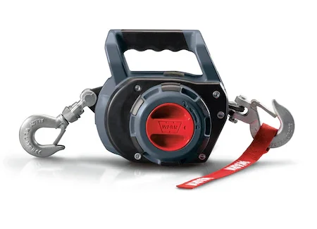 Warn Drill Winch - 750 lb Capacity - Synthetic Rope