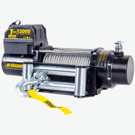 Novawinch 12,000lb/5,443kg 12V Middle Frame Electric Winch With Wire Rope & Wired Remote Control
