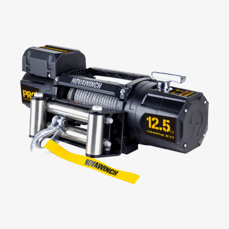 Novawinch 12,500lb/5,670kg 24V Electric Winch With Wire Rope & Wired Remote Control