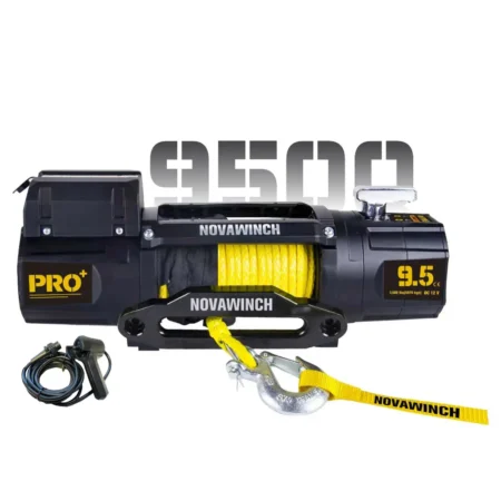 Novawinch PRO9500 12V Electric Winch (9,500lb / 4,309kg) | Synthetic Rope