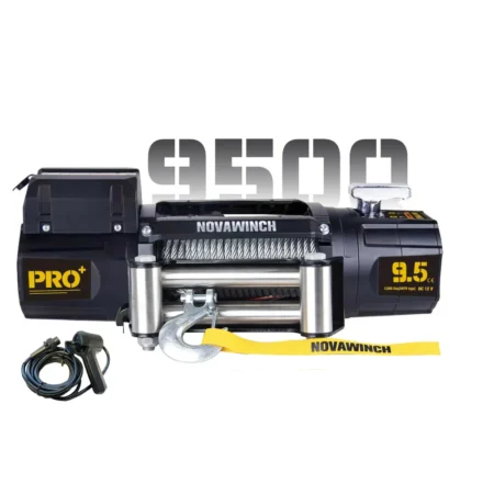 Novawinch 9,500lb 12V Electric Winch with Wire Rope & Remote