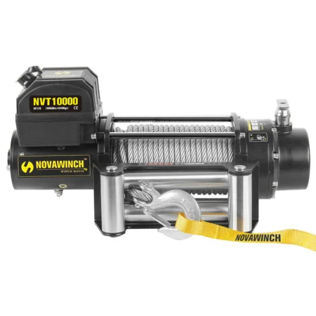 Novawinch 10,000lb 12V Middle Frame Electric Winch with Wire Rope & Remote