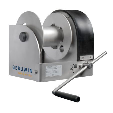 Gebuwin Stainless steel worm gear hand winch 1500 kg