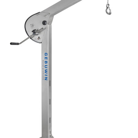 Gebuwin Swivel davit crane 125kg - Stainless Steel