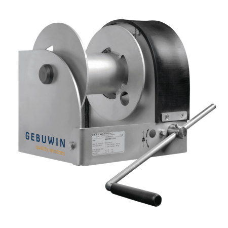 Gebuwin Stainless steel worm gear hand winch 5000 kg