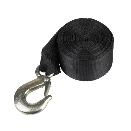 Trailer Winch Strap with Forged Hook 50mm x 7m 810kg Breaking Strength