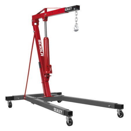 Long Reach Engine Crane with Extendable Legs - 1 Tonne