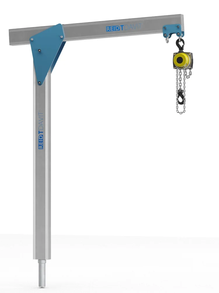 REID Lifting T Davit System with Shackles | 300kg Goods / 150kg Personnel SWL