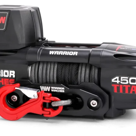 Titan 4500 Electric Winch - 12v Synthetic Rope