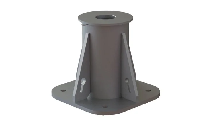 Standard & Custom Sockets and Extensions for REID Davit Cranes